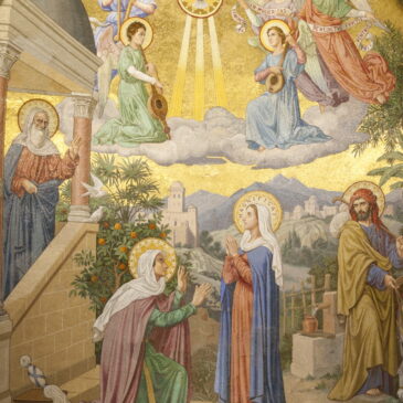 Celebrar la fiesta de la Visitación en Lourdes